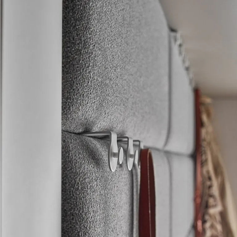 Upholstered Wall Panels 60x30 cm  with hangers closeup DecorMania.eu